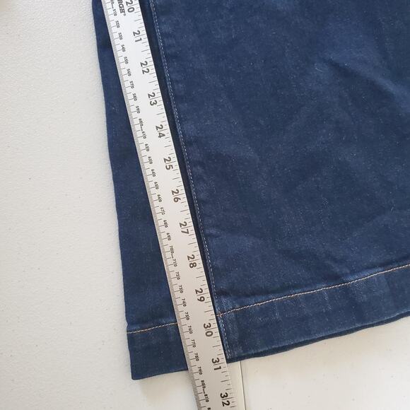 Rolla's Jeans Womens 32 Blue Denim Eastcoast Flare High Rise Organic Cotton - Picture 7 of 12